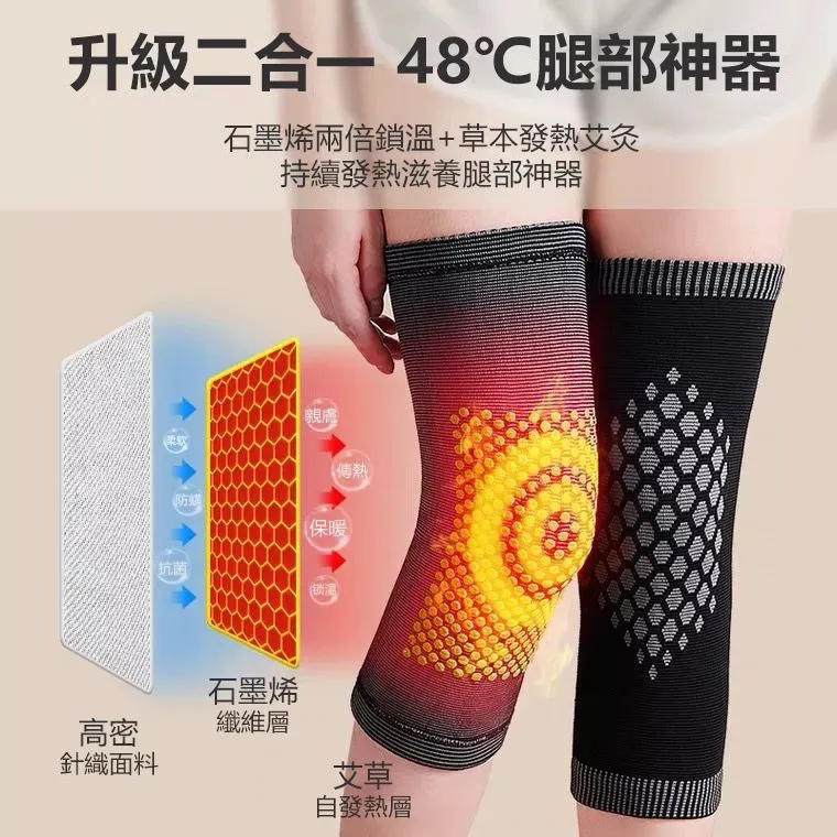 物理治療師強力推薦!預防關節炎!日本【艾草點陣自發熱護膝】降低99%關節疼痛感通經活血、去除濕氣! 物理治療師強力推薦!預防關節炎!日本【艾草點陣自發熱護膝】降低99%關節疼痛感通經活血、去除濕氣!