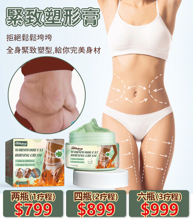 【拒絕覺鬆鬆垮垮】 買一送一 身體肌膚按摩緊致膏